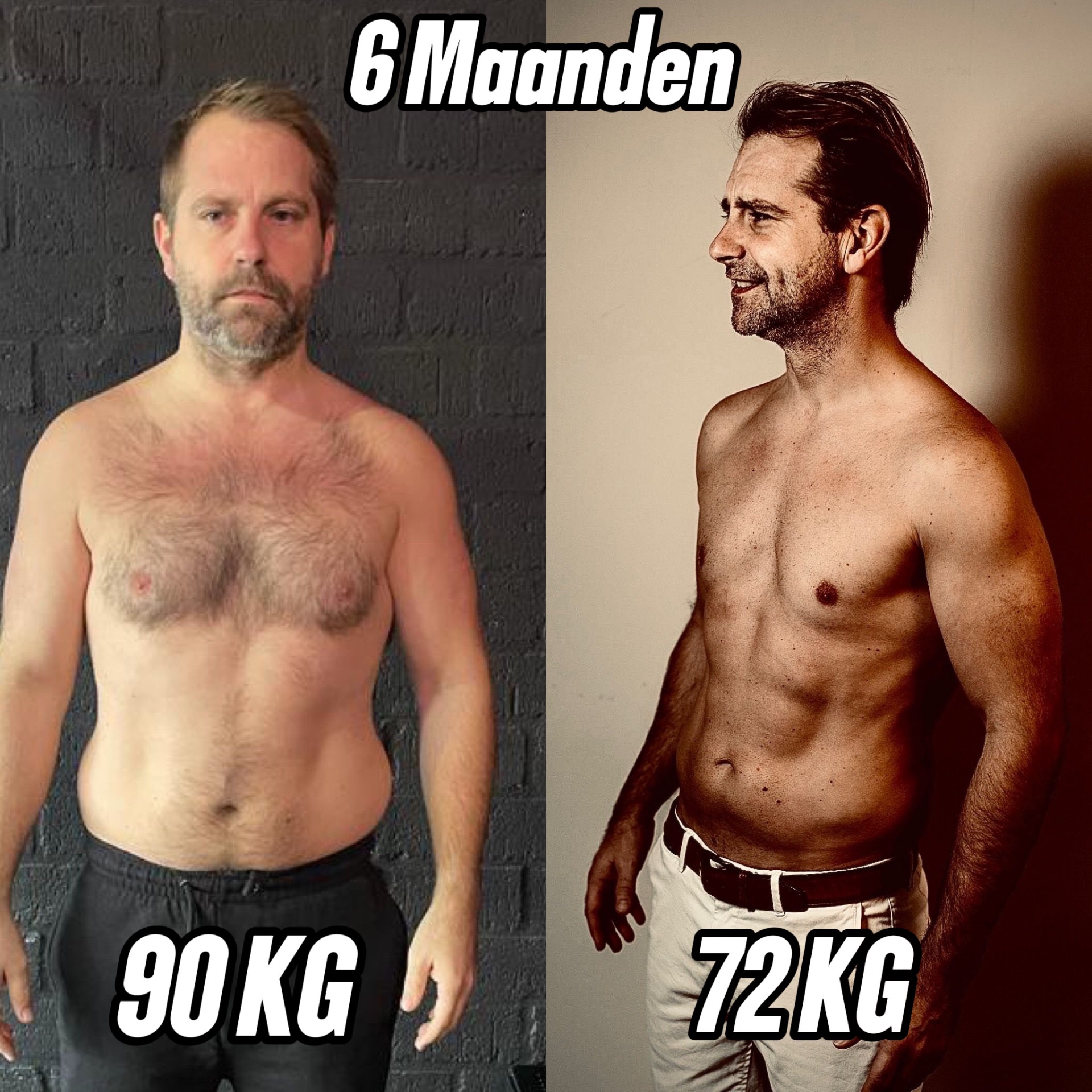 Transformatie van Mike — 6 maanden