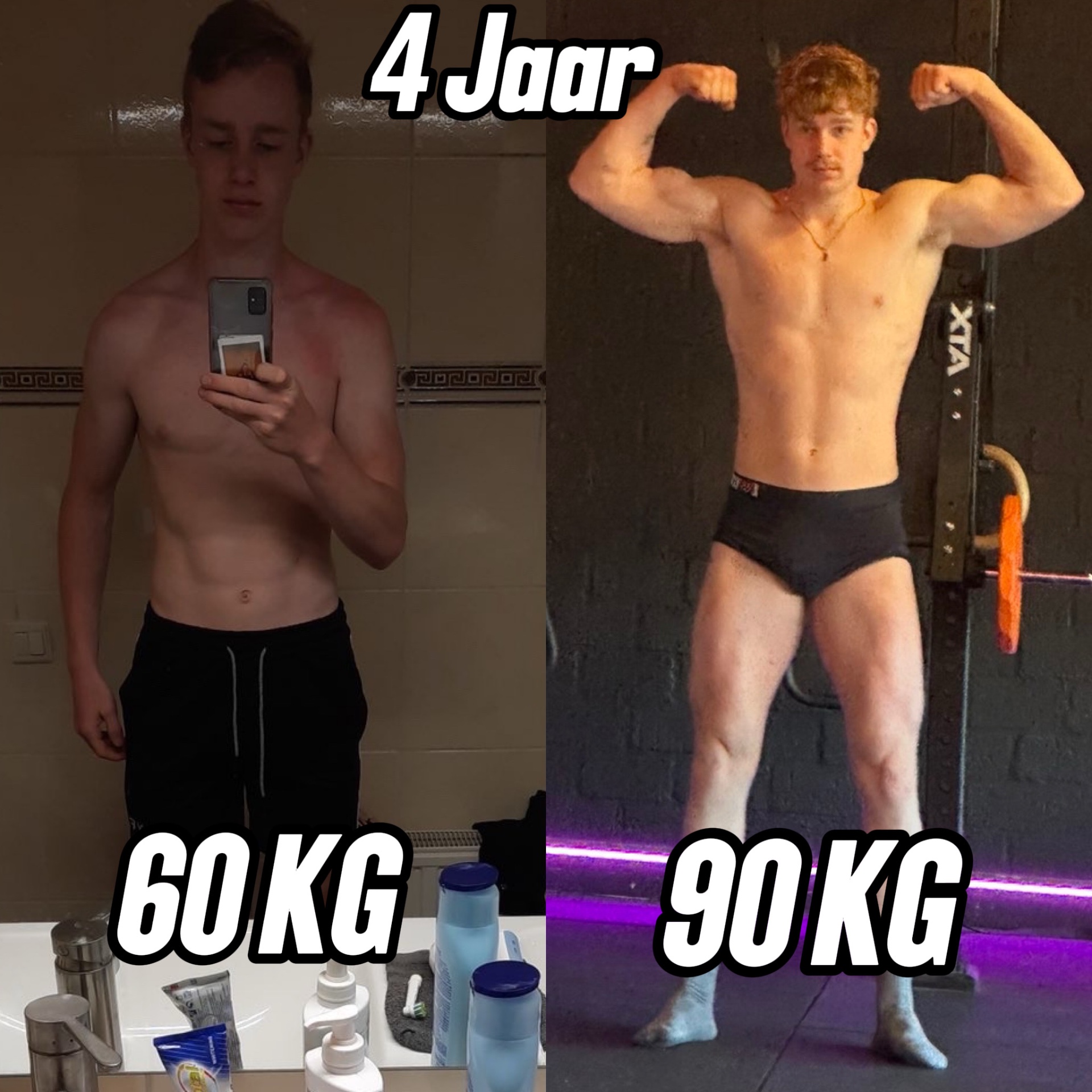 Transformatie van Rens — 4 jaar