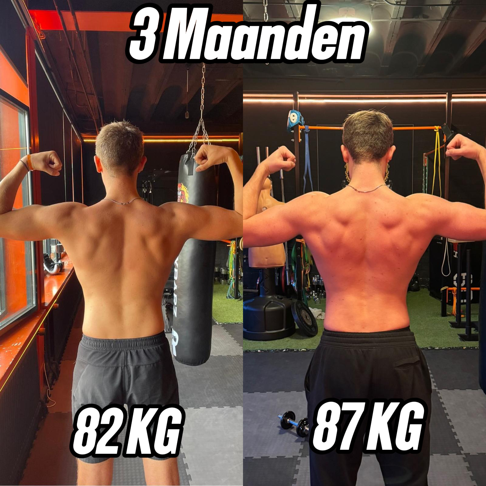 Transformatie van Floris — 3 maanden