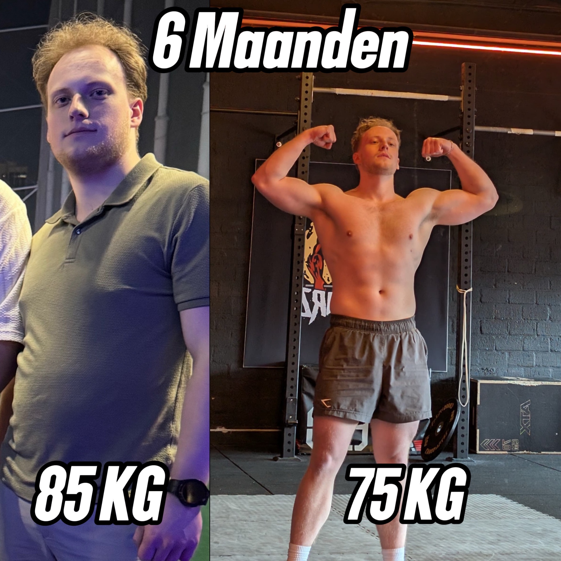 Transformatie van Daan — 6 maanden