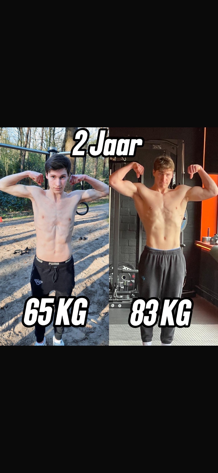 Transformatie van Sam — 2 jaar